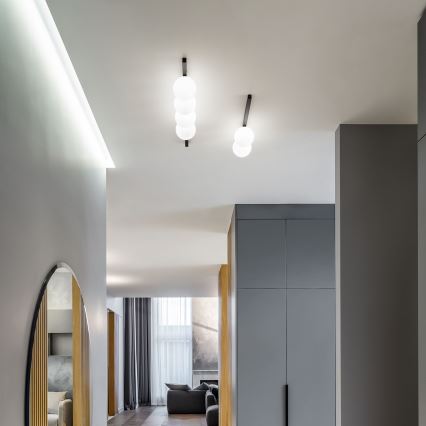 Ideal Lux - LED Stropna svjetiljka BINOMIO 4xG9/3W/230V crna