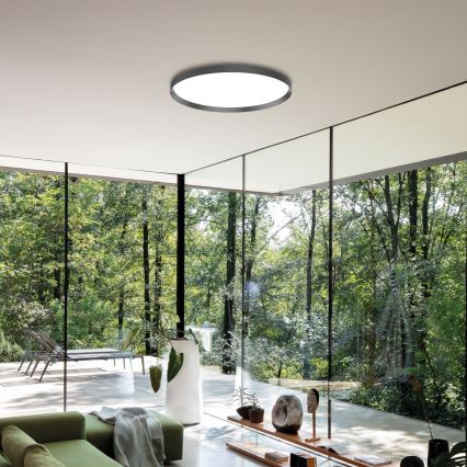 Ideal Lux - LED Stropna svjetiljka FLY LED/26W/230V 2700K pr. 45 cm CRI 90 IP40 crna