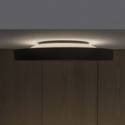 Ideal Lux - LED Stropna svjetiljka FLY LED/26W/230V 2700K pr. 45 cm CRI 90 IP40 crna