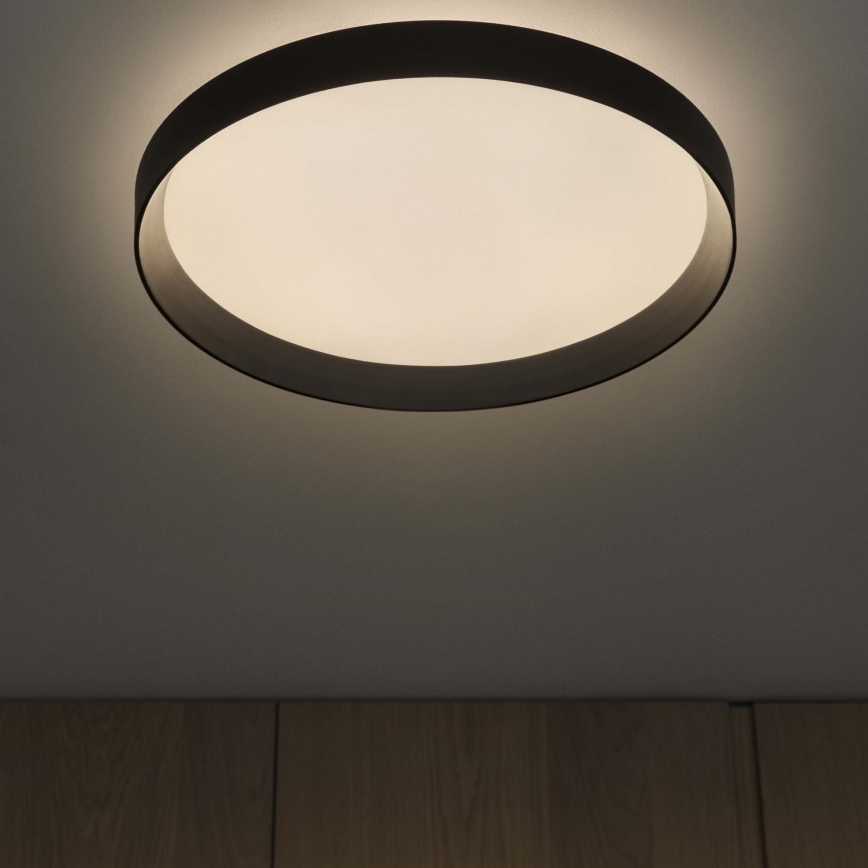 Ideal Lux - LED Stropna svjetiljka FLY LED/53W/230V 2700K pr. 60 cm CRI 90 IP40 crna