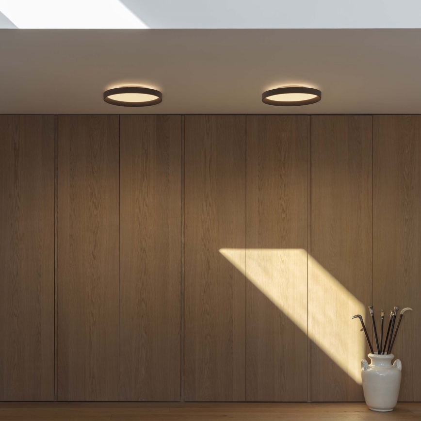 Ideal Lux - LED Stropna svjetiljka FLY LED/68W/230V 3000K pr. 90 cm CRI 90 IP40 crna