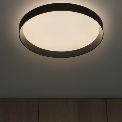 Ideal Lux - LED Stropna svjetiljka FLY LED/68W/230V 3000K pr. 90 cm CRI 90 IP40 crna