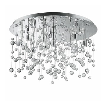 Ideal Lux - LED stropna svjetiljka NEVE 12xG9/3W/230V Ø 63 cm sjajni krom
