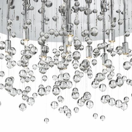 Ideal Lux - LED Stropna svjetiljka NEVE 8xG9/3W/230V pr. 40,5 cm sjajni krom