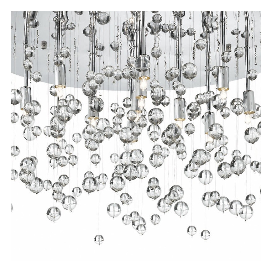 Ideal Lux - LED Stropna svjetiljka NEVE 8xG9/3W/230V pr. 40,5 cm sjajni krom