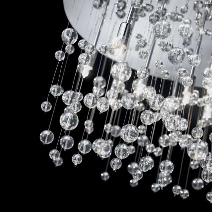 Ideal Lux - LED Stropna svjetiljka NEVE 8xG9/3W/230V pr. 40,5 cm sjajni krom