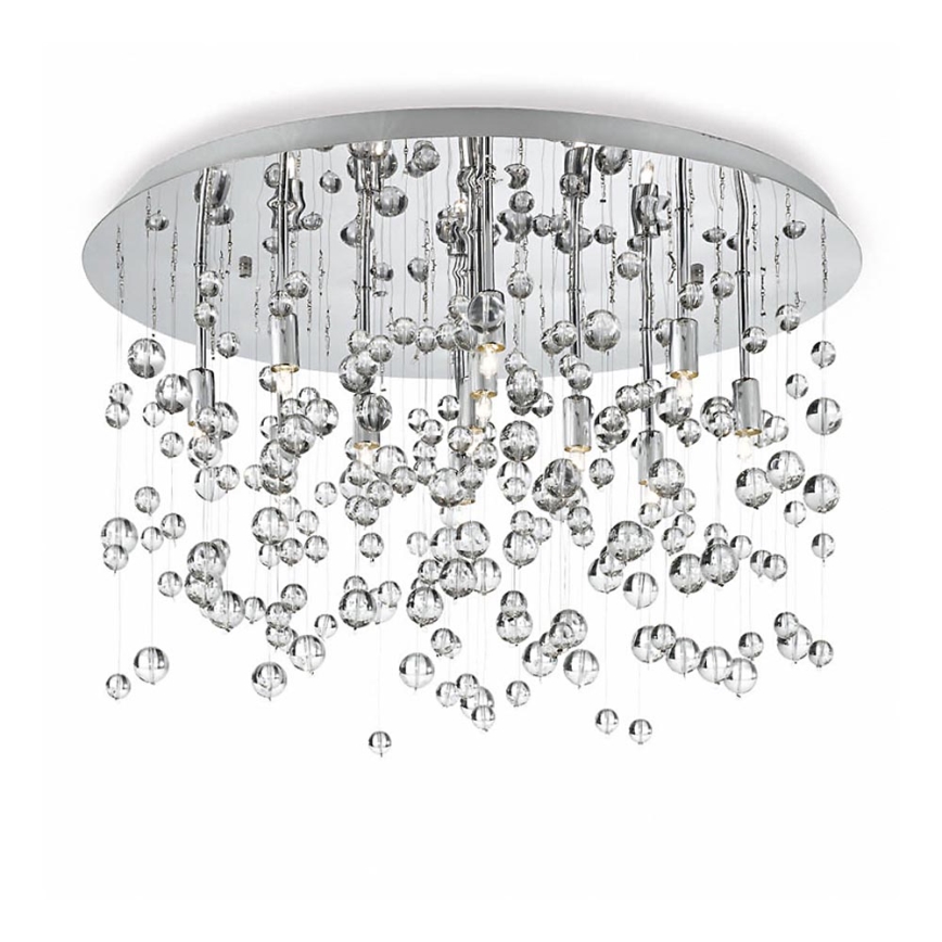 Ideal Lux - LED Stropna svjetiljka NEVE 8xG9/3W/230V pr. 40,5 cm sjajni krom