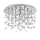 Ideal Lux - LED Stropna svjetiljka NEVE 8xG9/3W/230V pr. 40,5 cm sjajni krom