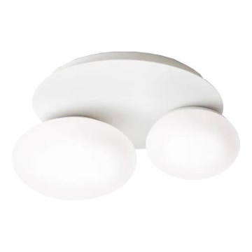 Ideal Lux - LED Stropna svjetiljka NINFEA 2xGX53/9W/230V bijela