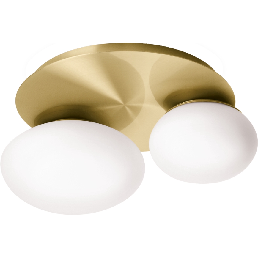 Ideal Lux - LED Stropna svjetiljka NINFEA 2xGX53/9W/230V zlatna