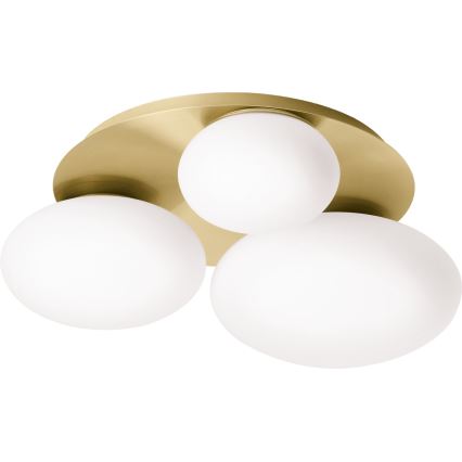 Ideal Lux - LED Stropna svjetiljka NINFEA 3xGX53/9W/230V zlatna