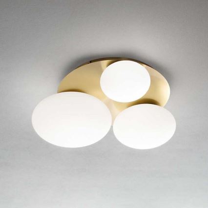 Ideal Lux - LED Stropna svjetiljka NINFEA 3xGX53/9W/230V zlatna
