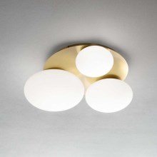 Ideal Lux - LED Stropna svjetiljka NINFEA 3xLED/9W/230V zlatna