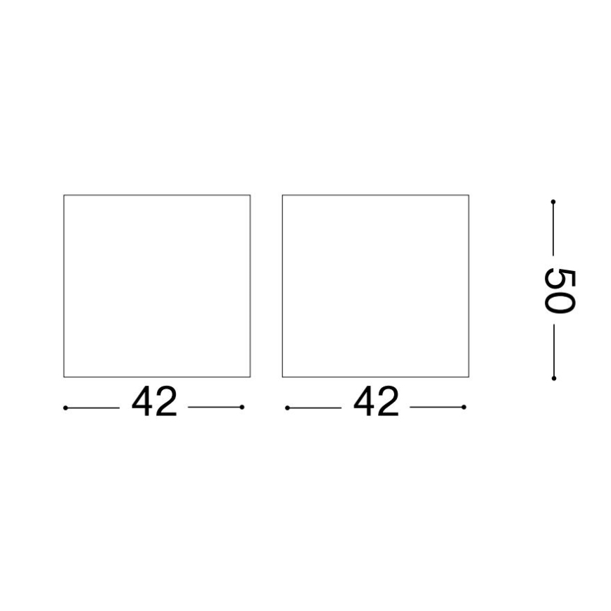 Ideal Lux - LED ugradiva točkasta svjetiljka NITRO LED/4W/230V promjer 4,2 cm CRI 90 crna