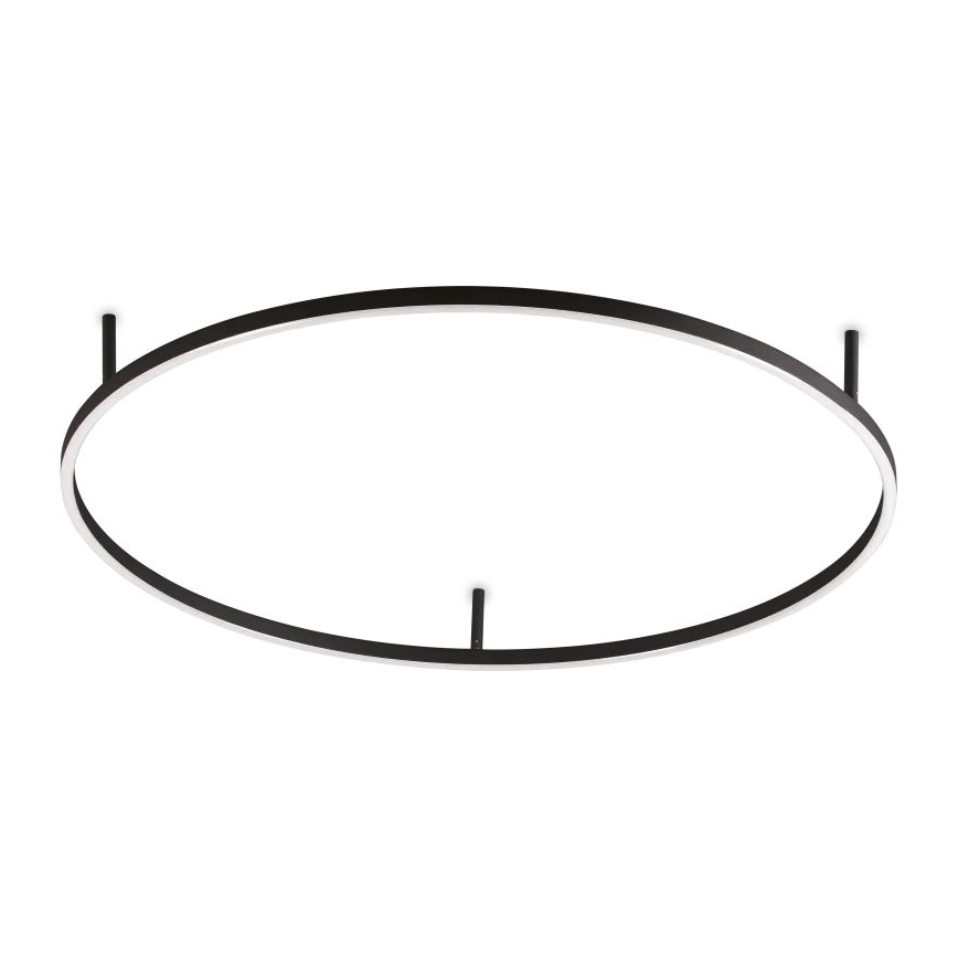 Ideal Lux - LED Stropna svjetiljka ORACLE S LED/53W/230V 2700K pr. 90 cm crna