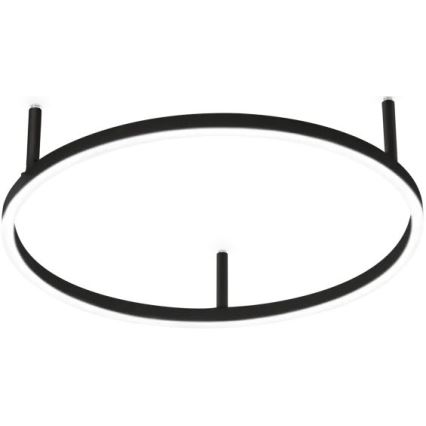 Ideal Lux - LED Stropna svjetiljka ORACLE SLIM LED/29W/230V 2700K pr. 50 cm crna