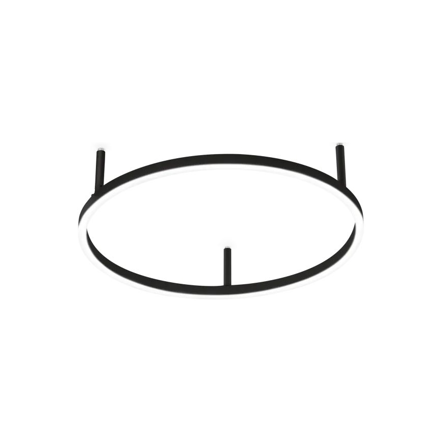 Ideal Lux - LED Stropna svjetiljka ORACLE SLIM LED/29W/230V 2700K pr. 50 cm crna