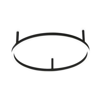 Ideal Lux - LED stropna svjetiljka ORACLE SLIM LED/29W/230V 3000K CRI 90 promjer 50 cm crna