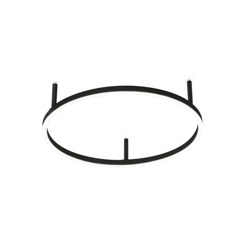 Ideal Lux - LED stropna svjetiljka ORACLE SLIM LED/29W/230V 3000K CRI 90 promjer 50 cm crna
