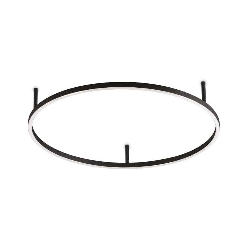 Ideal Lux - LED stropna svjetiljka ORACLE SLIM LED/37W/230V 3000K CRI 90 prom. 70 cm crna