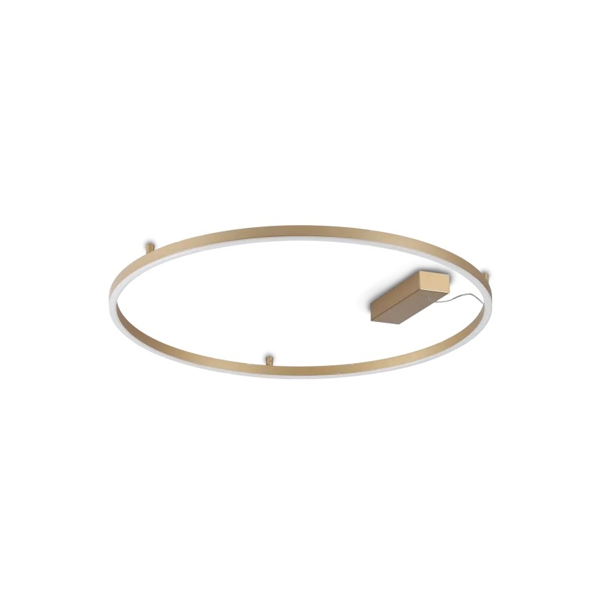 Ideal Lux - LED stropno svjetlo ORACLE SLIM LED/37W/230V 3000K CRI 90 promjer 70 cm zlatno