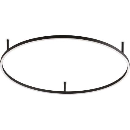 Ideal Lux - LED stropna svjetiljka ORACLE SLIM LED/53W/230V 3000K CRI 90 Ø 90 cm crna