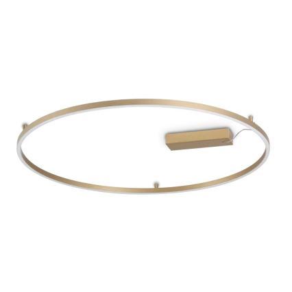 Ideal Lux - LED stropna svjetiljka ORACLE SLIM LED/53W/230V 3000K CRI 90 Ø 90 cm zlatna