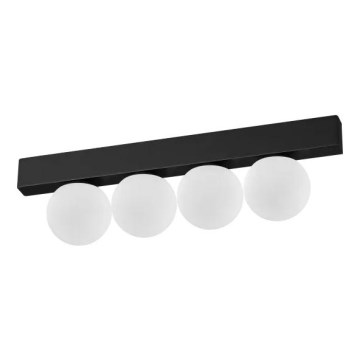 Ideal Lux - LED Stropna svjetiljka PING PONG 4xLED/3W/230V CRI 90 crna