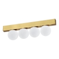 Ideal Lux - LED Stropna svjetiljka PING PONG 4xLED/3W/230V CRI 90 mesing