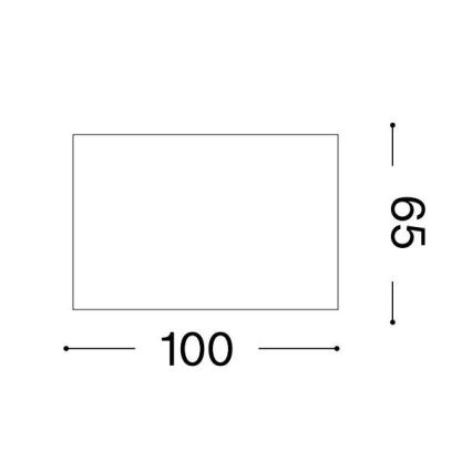 Ideal Lux - LED Stropna svjetiljka SPIKE 1xGX53/9W/230V bakar