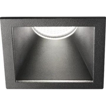 Ideal Lux - LED stropna ugradna svjetiljka GAME TRIM LED/11W/230V 3000K CRI 90 8,4x8,4 cm IP40 crna