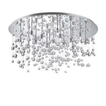 Ideal Lux - LED stropno svjetlo NEVE 15xG9/3W/230V Ø 80 cm sjajni krom