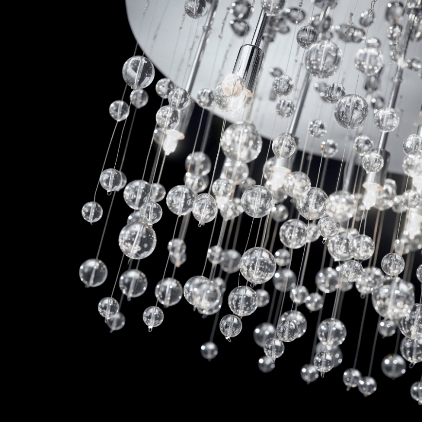 Ideal Lux - LED stropno svjetlo NEVE 15xG9/3W/230V Ø 80 cm sjajni krom