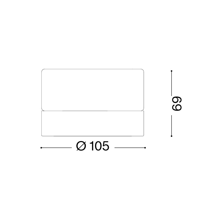 Ideal Lux - LED stropno svjetlo za kupaonicu LOLLY 1xGX53/9W/230V Ø 10,5 cm zlatna/zadimljeno-bež
