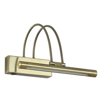 Ideal Lux - LED svjetiljka za slike BOW LED/3,5W/230V CRI 90 26 cm mesing