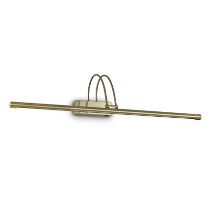 Ideal Lux - LED svjetlo za slike BOW LED/8W/230V 76 cm CRI 90 mesing