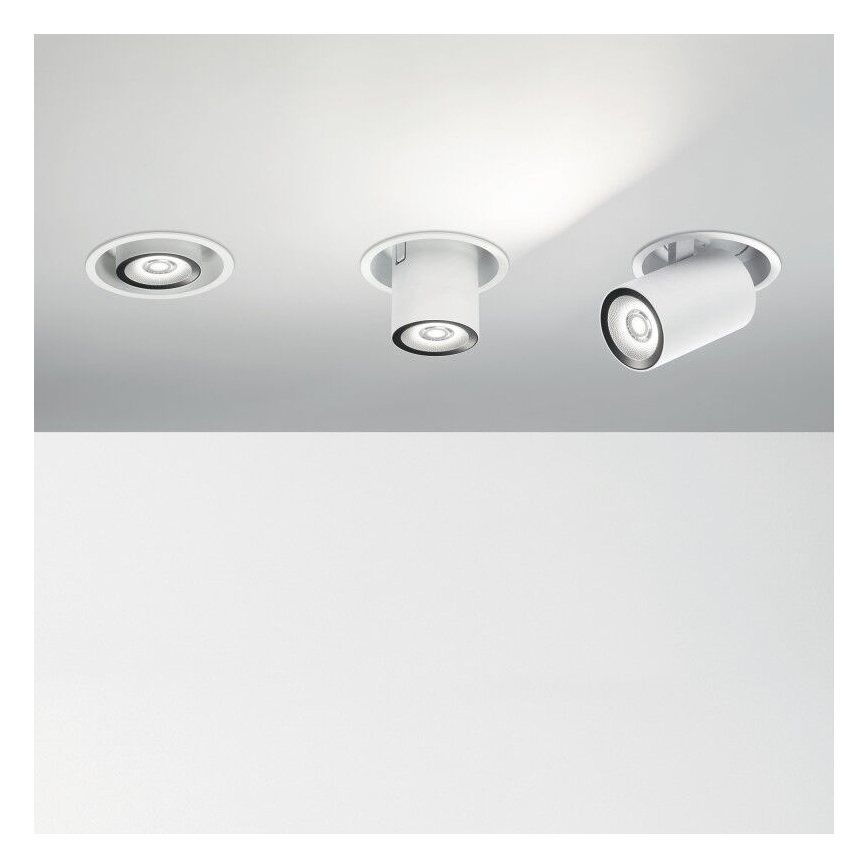 Ideal Lux - LED Ugradbena reflektorska svjetiljka NOVA LED/12W/230V CRI90 crna