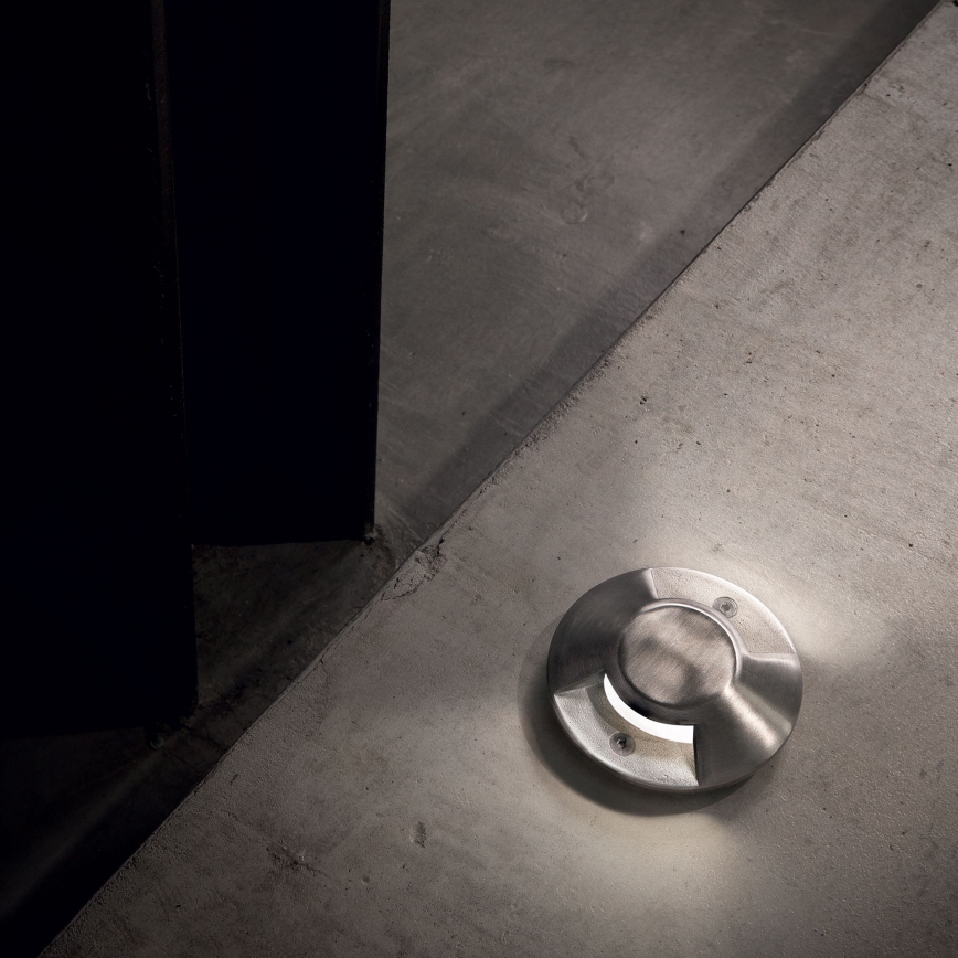 Ideal Lux - LED ugradna podna svjetiljka ROCKET LED/3W/230V CRI 90 IP67 matni krom