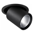 Ideal Lux - LED ugradna reflektorska svjetiljka NOVA LED/20W/230V 4000K CRI 90 Ø 15,4 cm crna