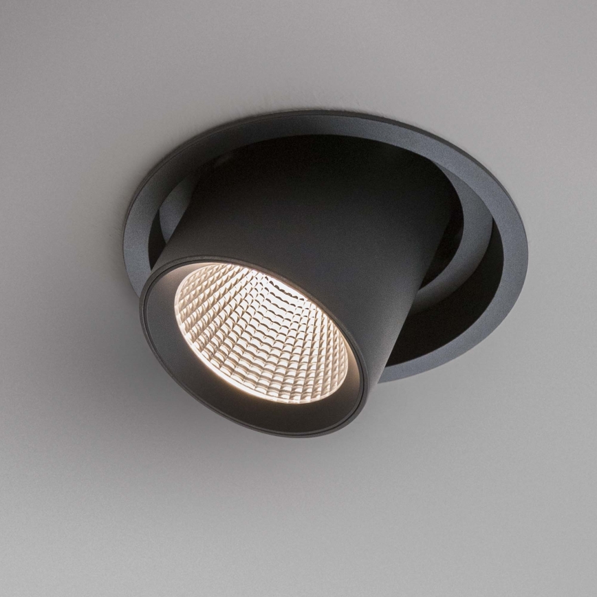 Ideal Lux - LED ugradna stropna spot svjetiljka NOVA LED/6W/230V 3000K CRI 90 Ø 6,8 cm crna