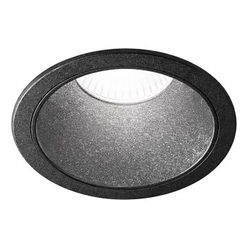 Ideal Lux - LED ugradna stropna svjetiljka GAME TRIM LED/11W/230V 3000K CRI 90 Ø 8,5 cm IP40 crna