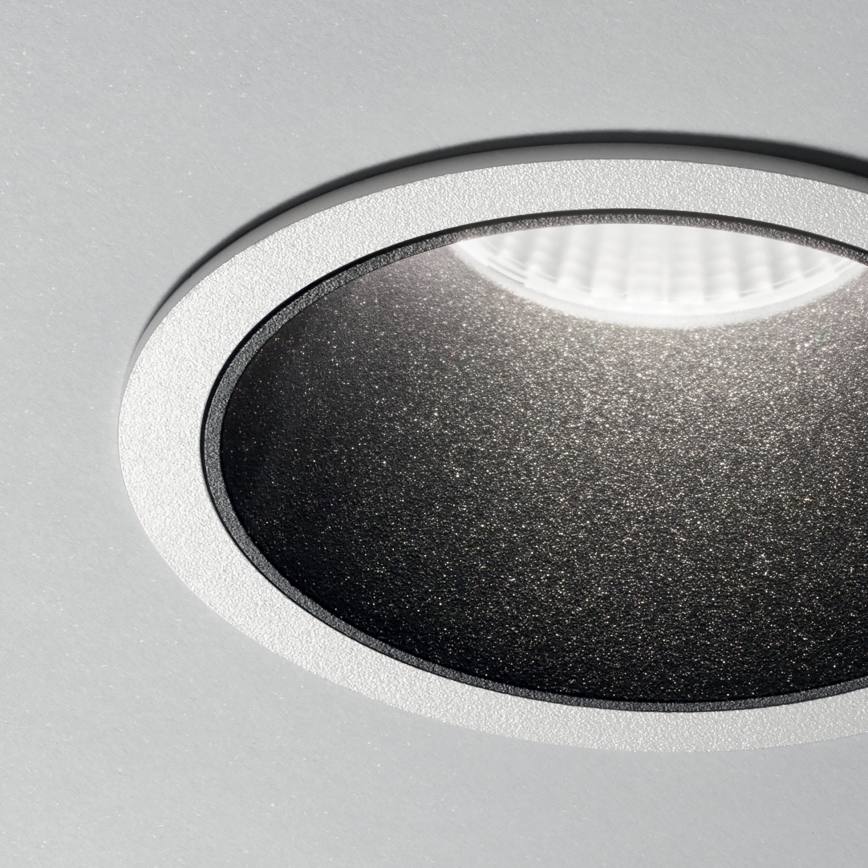 Ideal Lux - LED ugradna stropna svjetiljka GAME TRIM LED/11W/230V 3000K CRI 90 Ø 8,5 cm IP40 crna/bijela