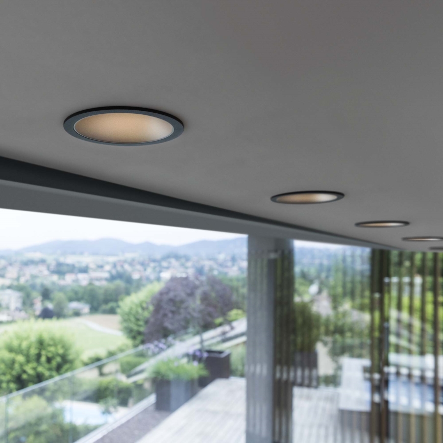 Ideal Lux - LED ugradna stropna svjetiljka GAME TRIM LED/11W/230V 3000K CRI 90 Ø 8,5 cm IP40 zlatna/crna