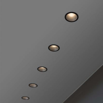 Ideal Lux - LED ugradna stropna svjetiljka GAME TRIM LED/11W/230V 3000K CRI 90 Ø 8,5 cm IP40 zlatna/crna