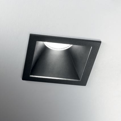 Ideal Lux - LED stropna ugradna svjetiljka GAME TRIM LED/11W/230V 3000K CRI 90 8,4x8,4 cm IP40 crna