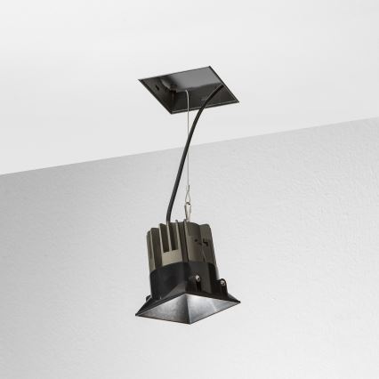 Ideal Lux - LED stropna ugradna svjetiljka GAME TRIM LED/11W/230V 3000K CRI 90 8,4x8,4 cm IP40 crna