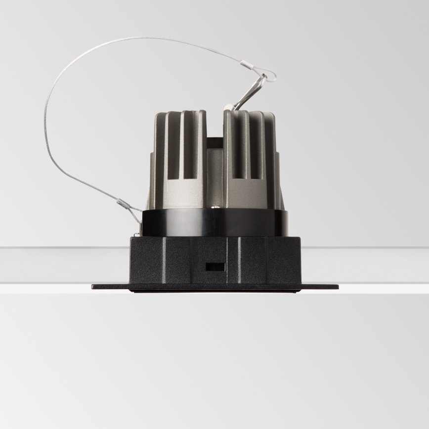 Ideal Lux - LED stropna ugradna svjetiljka GAME TRIM LED/11W/230V 3000K CRI 90 8,4x8,4 cm IP40 crna