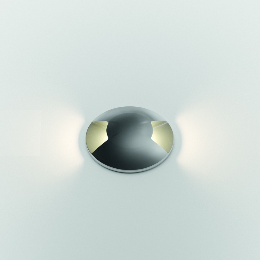 Ideal Lux - LED ugradna svjetiljka za prolaz vozila ROCKET LED/3W/230V CRI 90 IK08 IP67 matirani krom