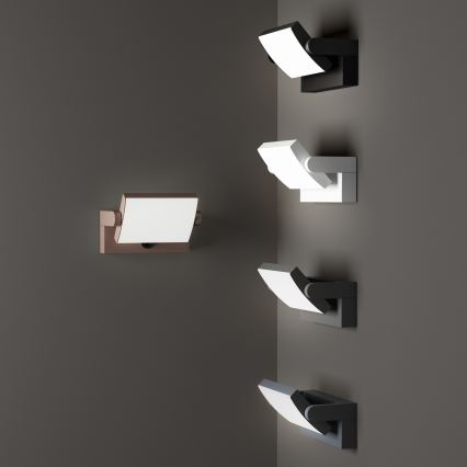 Ideal Lux - LED Vanjska zidna svjetiljka sa senzorom SWIPE LED/21W/230V CRI 90 IP54 smeđa