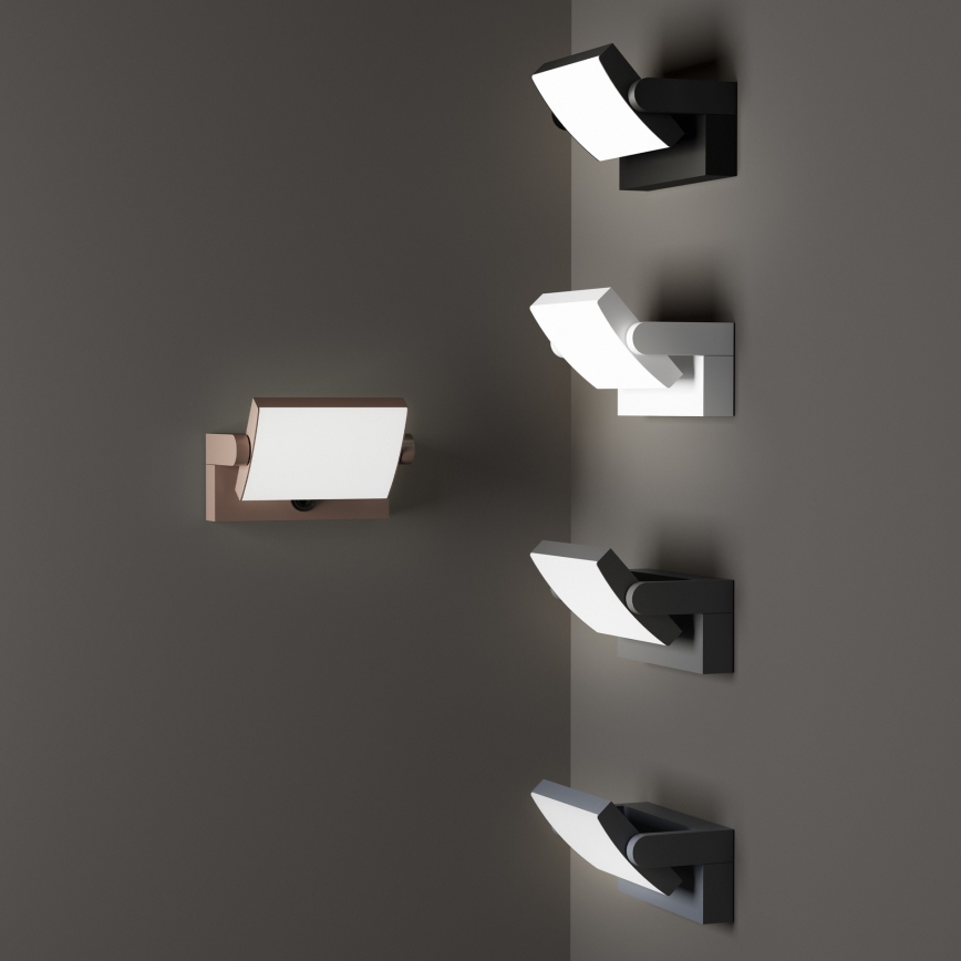 Ideal Lux - LED Vanjska zidna svjetiljka sa senzorom SWIPE LED/21W/230V CRI 90 IP54 smeđa